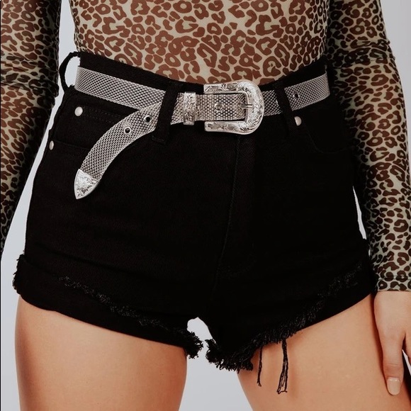 Princess Polly YOSEMITE BELT SILVER - Picture 1 of 3